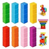 Genérico Magnetische Bausteine, buntes Lernspiel für Vorschule, 32-teilig, magnetisch, für, Mädchen, Reisen, Zuhause, Party, Geburtstag, Schule, Klassenzimmer, Treffenspiel