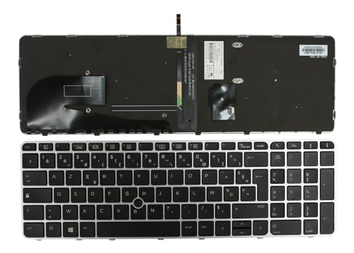 Clavier pour HP Zbook 15U G3 noir rétro-éclairé idéal pour le télétravail