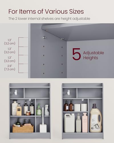 Vasagle UBBC752G02 Bathroom Cabinet, Slim Bathroom Storage Cabinet thumb #5