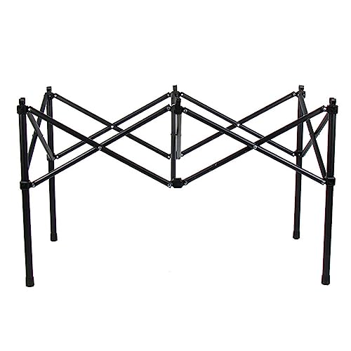 AMLESO Mesa de acampamento dobrável mesa lateral fácil de instalar mesa dobrável portátil leve com b