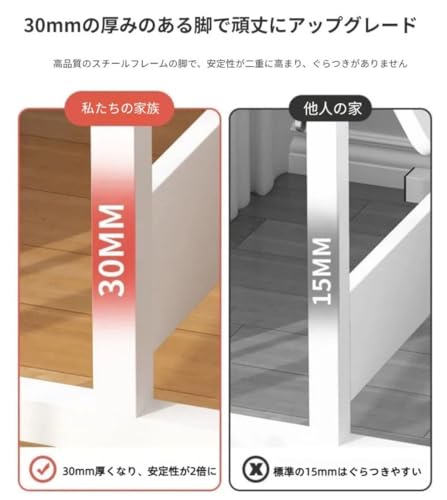 Gixuzol昇降デスク 折りたたみテーブル 勉強机 学習机 事務机 パソコンデスクスタンディング サイドテーブル キャスター付き 多機能 組立簡単 在宅勤務 テレワーク 勉強机 仕事 (黒い（厚みのある折りたたみ式バージョン）,80*50cm) [3]