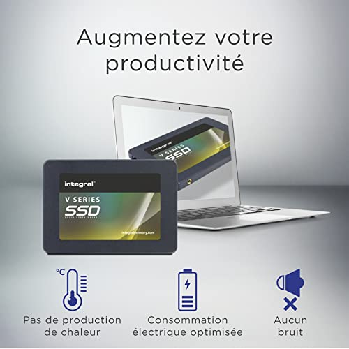 SSD Interne 240 Go Integral V Série SATA 3 Disque Dur 2.5 Pouces PC - 3