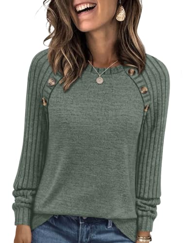 Sampeel Womens Sweaters Long Sleeve Shirts Fall Tops Outfits 2026 Fashion
