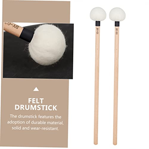 Kit de 2 baquetas de fieltro para percusión miniatura 3