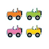 Adventure Car Bulletin Board Cutouts - 48 Pieces - Educational and Learning Activities for Kids