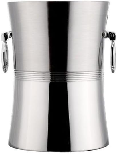 Ice Bucket, Stainless Steel Ice Bucket Bar Utensils Household Keep Cold Champagne Beer Loaded Ice Grain Bucket Commercial Ice Buckets for Parties(Small)
