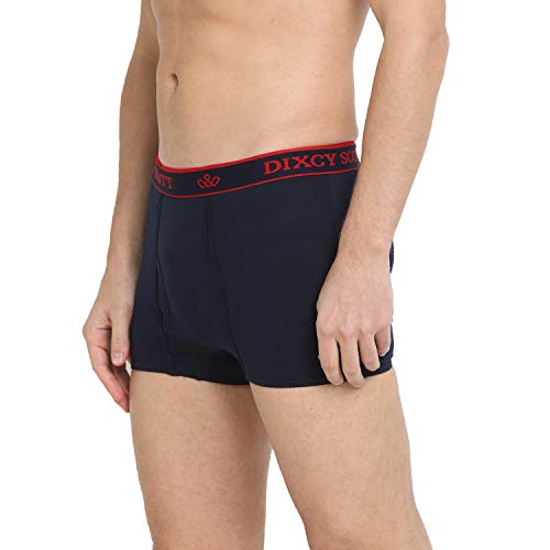 Image of Dixcy Scott Originals Swish Trunk | Short Trunks for Men | 100% Combed Cotton | Soft, Sweat-Absorbent Waistband | C-Open Front Men's Underwear | Elasticated Leg Grip Innerwear for Man | Pack of 2