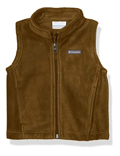 Columbia Baby Girls Steens Mountain Fleece Vest, New Olive, 12-18 Months