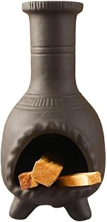 Portable Incense Chimney Black Terracotta Handcrafted Aromatherapy