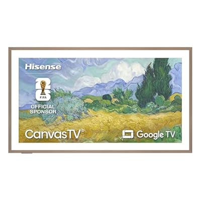 Hisense 75“ Hi-QLED S7 CanvasTV Series 4K UHD Google Smart Art TV (75S7SG, 2026 New) - 144Hz, Art Mode, Anti-Glare Panel, Dolby Vision HDR, Hi-Matte Display, Frame & UltraSlim Wall Mount Included