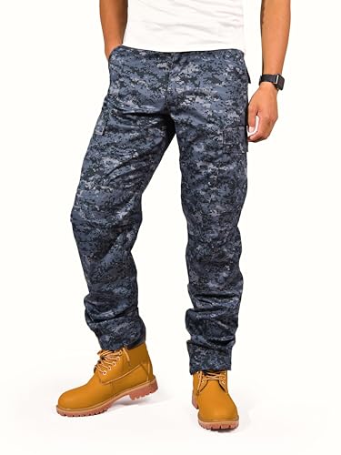 BACKBONE Mens Casual Street Fashion Camo Cargo Pants Army Combat Military BDU Pants Work Hunt Pants3