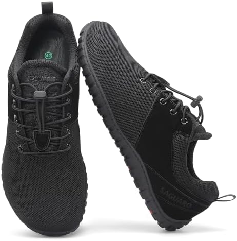SAGUARO Barfußschuhe Herren Damen Minimalistische Barefoot Sneaker mit Breiter Zehenbox für Alltag,Training,Walking,Reisen Gr.36-48