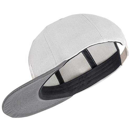 Johnny Urban Czapka z daszkiem, Dean, czapka z daszkiem dla mężczyzn i kobiet, stylowe czapki z tyłem snapback, regulowany rozmiar, Płaski – szary/antracyt, jeden rozmiar