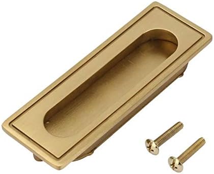 Southst Brass Pull Handle Recessed Furniture Handle Kit Cupboard Cabinet Wardrobe Drawer Pulls