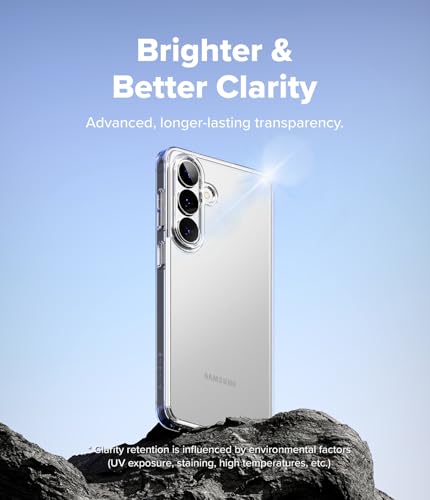 Image of Ringke Fusion for Samsung Galaxy S26 Plus Case Back Cover [Scratch-Resistant] Slim Transparent Shockproof Bumper Protective - Clear