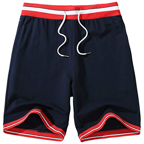 Short homme confortable taille S Amy Coulee bleu pantalon court sans serrage