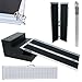 Produktbild WORHAN® Rollstuhl Rampe klappbar 272kg faltbar Mobil Aluminium rutschfeste Rollstuhlrampe Große Auswahl 153cm (eimal zusammenfalten) 1R5J