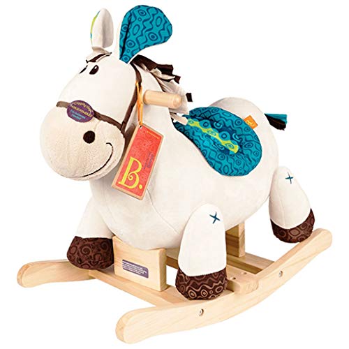 Caballo mecedora QIQIDEDIAN Oveja Mecedora de Madera para niños Mecedora pequeña Silla Mecedora balancín para bebés Juguete