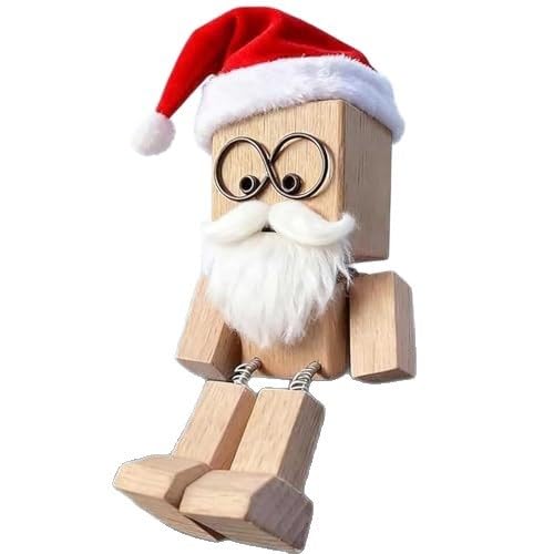 SYH&AQYE Figurine en Bois oscillante, Charmante Petite Figurine en Bois Qui se Balance, décoration de Tableau de Bord de Voiture en Bois, décoration de Bureau créative en Bois