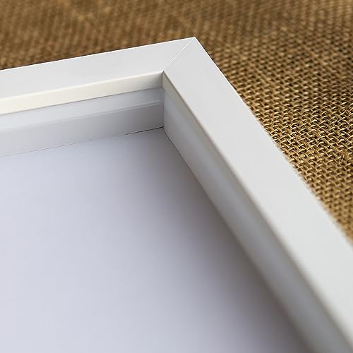CountryArtHouse Picture Frame Moulding (Wood) 100ft bundle - Contemporary White Finish - 0.75