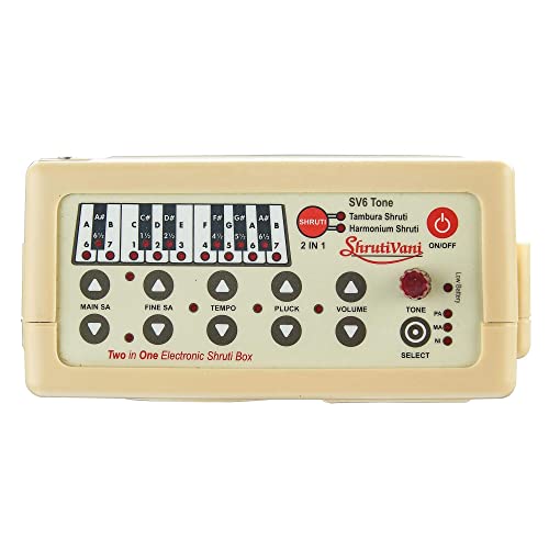 Shrutivani 2in1 Carnatic Electronic Shruti Box. Tanpura + Harmonium (Sruthi Petti Musical