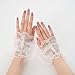 yefiuo Lace Gloves White Kawaii Wrist Sleeve,Fashion Hand Sleeve Lace Elastic Bracelet for Halloween,Christmas,Wedding,Tea Party,Masquerade,Nightclub,Daily Cuff Decoration Ma'am Girls