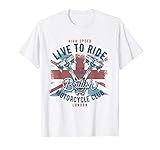 Camisetas moteras hombre mujer rockabilly. 1968. Si eres un rockero, rockera, motero, motera, te apasiona el estilo retro, ropa años 50, 60s 70s, 80s, 90s, las motos, música rock and roll, estilo vintage, es perfecta para ti o como idea de regalo