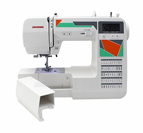 Janome Mod-50 Computerized Sewing Machine With 50 Built-In Stitches, 3 One-Step Buttonholes, Drop Feed And Accessories #TOP2