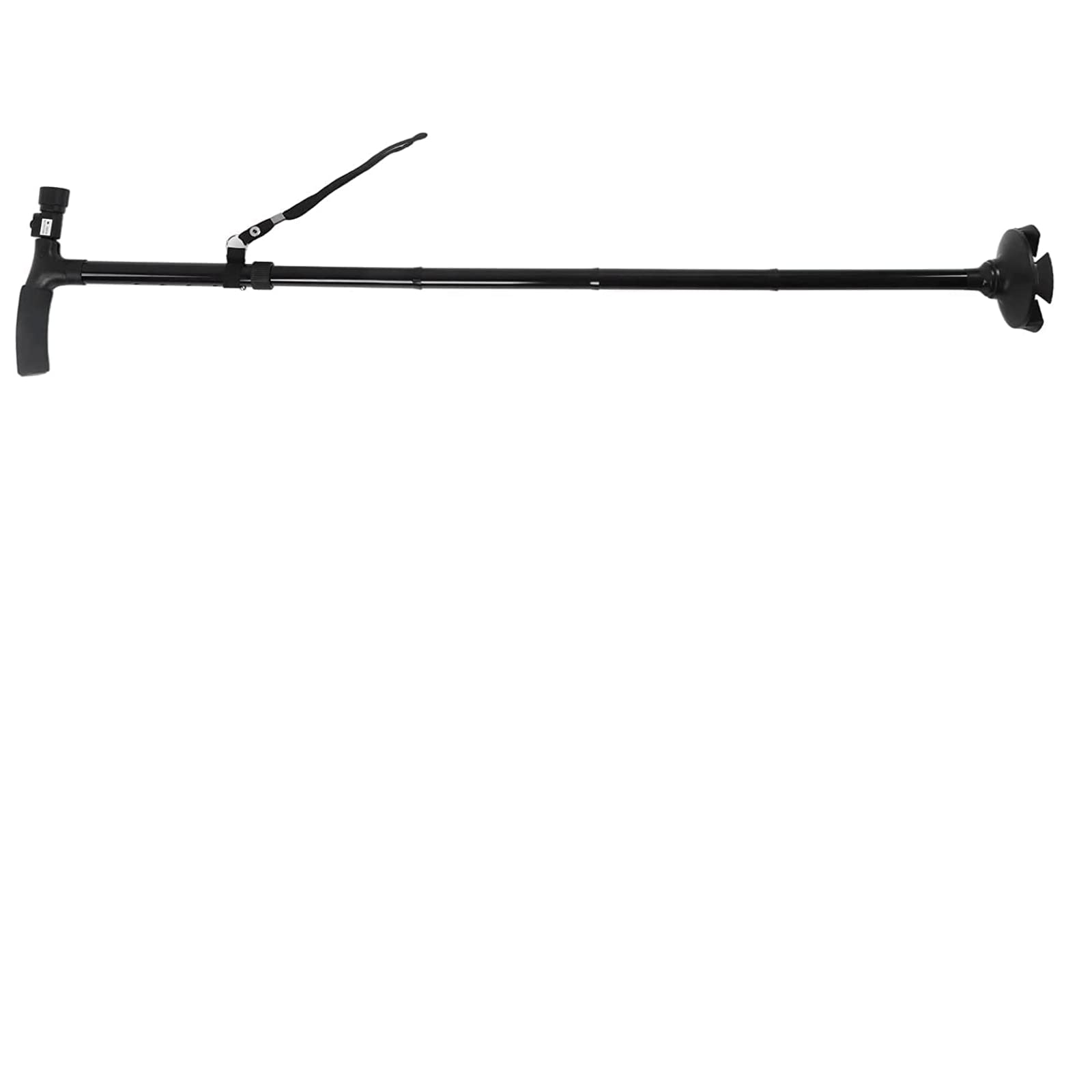 SAAKO Sécurité Béquilles Béquilles télescopiques Bâtons de Marche réglables en Hauteur en Aluminium avec Lampe de Poche Canne de Marche Cannes pour Adultes Confortable