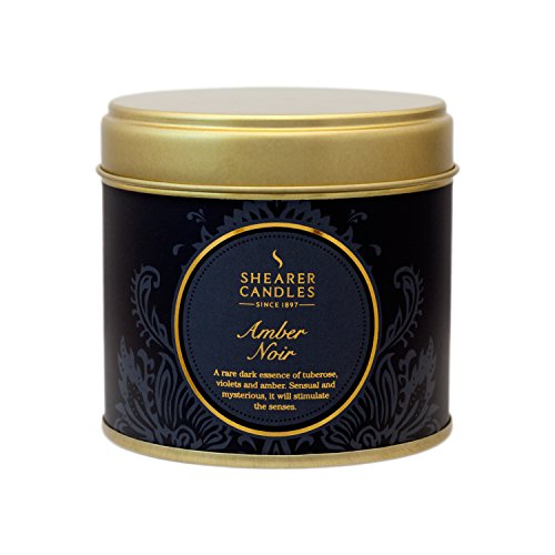 Shearer Candles SC0691 - Vela perfumada en lata (aroma de invierno), color negro Cover