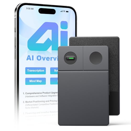 Yiugae Note AI Voice Recorder Personal Assistant AI Transcribe & Summarize Portable AI Note Taking Assistant for Phone Calls, Meetings＆Interveiws, Magnetic, Support 126 Languages, 64GB