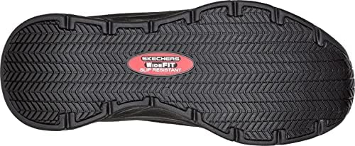 Skechers Men's Oswah Food Service Shoe, Black, 9 | Image 3