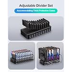 20-Port 270W Charging Station for Multiple Devices with 10 Charging Cables - Image 6