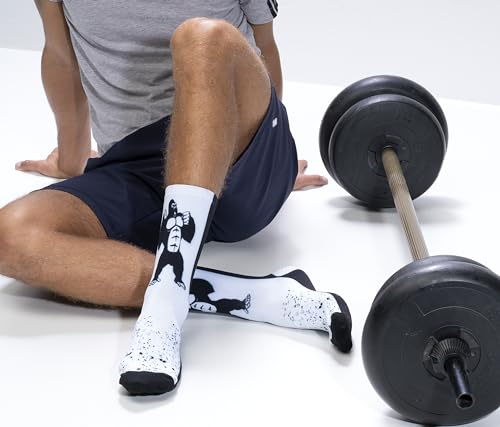 DIVER SOCKS Calcetines Deporte Hombre: Calcetines para Running, Ciclismo, Crosstraining, Padel y Gimnasio -Calcetines hombre divertidos con diseños unicos para Atletas - Talla unica 40-46 - imagen 8