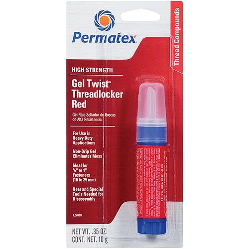 HIGH STRENGTH THREADLOCKER RED GEL 10 GRAM