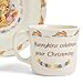 Royal Doluton Bunnykins 2-Piece (Plate & One Handled Mug) Christening Set, Multi