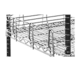 Metro L18N-4C Super Erecta Chrome Plated Steel Stackable Ledge, 18' Width x 4' Height