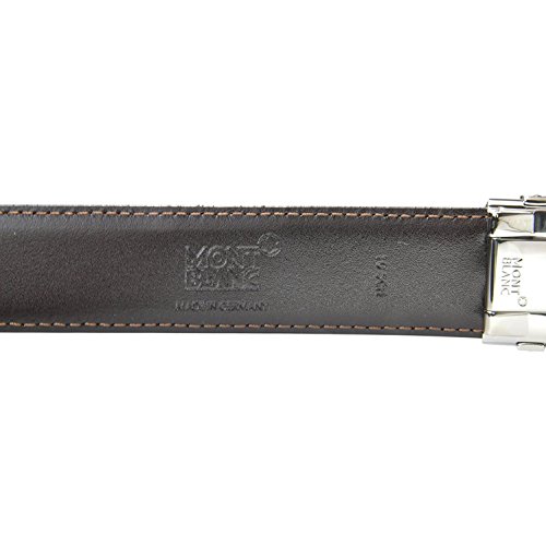 MONTBLANC Men's Cinturón Ejecutivo Reversible Cortado A La Medida - Cinturón, 3, Multicolor (/marrón) Belt Not Applicable, Multicolour (/Marrón 000), 46 (Manufacturer Size: Única)4