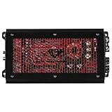 Black Diamond Dia-K4 4-Channel Car Amplifier – 2000W Max Power | 150W RMS x4 @ 4 Ohm | Full-Range Class AB Car Audio Amp with HPF/LPF, Bass Boost, High/Low Inputs & Protection Circuitry
