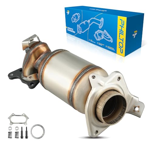 PHILTOP Front Catalytic Converter Kit Direct-Fit Replacement for 2010-2011 CR-V 2.4L OE Replace 16594, 641415, 40938 (EPA Compliant) by PHILTOP - Used condition - US$71.02