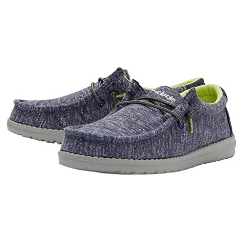 Image of HEYDUDE Boy's Wally Youth Multiple Colors | Boy's Shoes | Boy's Lace Up Loafers | Comfortable & Light-Weight