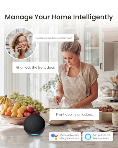 DESLOC C100 Plus WiFi Smart Door Lock with Keypad, Visual Display - image 6