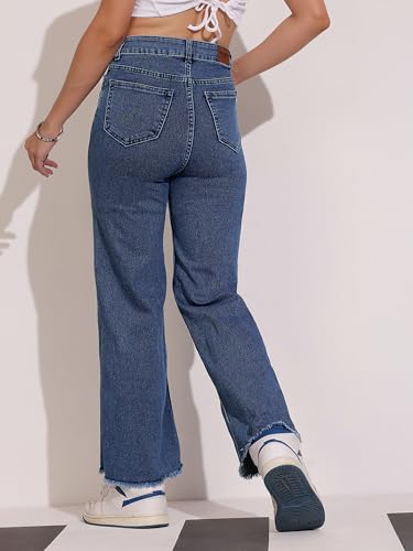 Image of Dolce Crudo High Rise Bootcut Jeans for Women