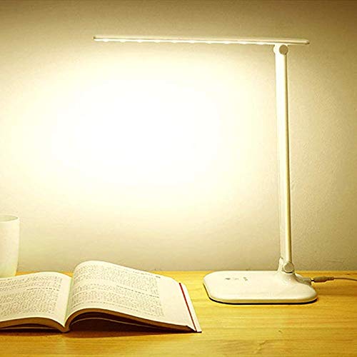Lampe de bureau LED avec commande sensitive et col de cygne orientable 360