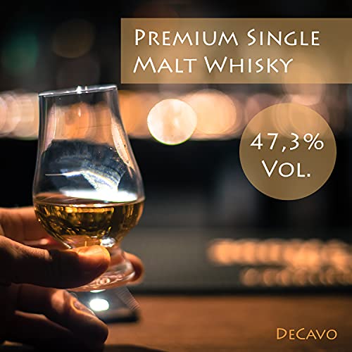 DeCavo Deutscher Whisky Single Malt 47,3% | 0,5 L | fassgelagert in Höhlen | 3 Jahre alt | mit Noten von Orange, Apfel… – Bild 3