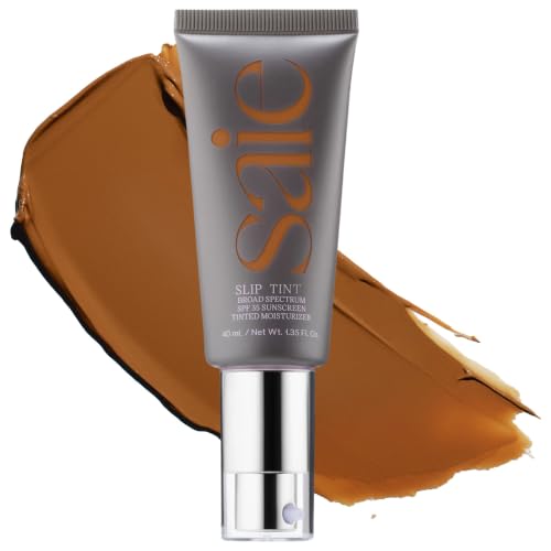 Saie Slip Tint Tinted Sunscreen for Face, SPF 35, Eight (1.35 oz)