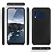 TJS Phone Case Compatible with Samsung Galaxy A50/Galaxy A30/Galaxy A20 2019, [Full Coverage Tempered Glass Screen Protector] Dual Layer Hybrid Shockproof Protection Impact Cover (Rose Gold)