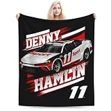 NTYCY Denny Hamlin 11 Blanket Tapestry Sofa Bed Fuzzy Plush Luxury Flannel Super Cozy All Seasons Microfiber Warm Decorative Lightweight Bedroom