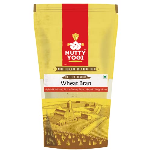 Image of Nutty Yogi Healthy & High Fibre Wheat Bran | Chokar Atta Fresh from Organic Farm - 800g | ( Pack of 2)