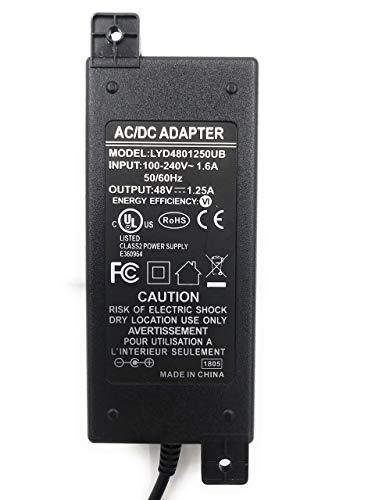 Image of PoE Texas AT-8-48v60w | 8 Port Gigabit 802.3af Power Over Ethernet Injector | with 48 Volt 60 Watt Power Supply (Renewed)